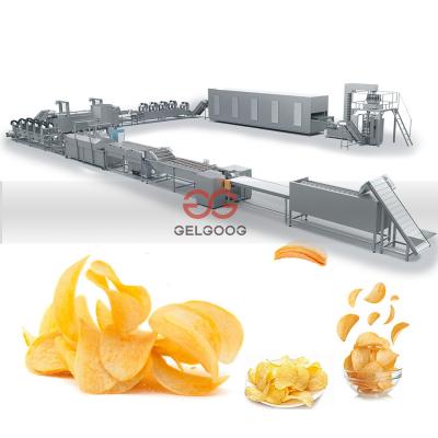 China Full Automatic Potato Chips Production Line Lays Potato Chips Making Machine Price of Vegetable Processing Plant for sale