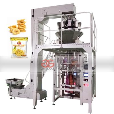 China Small Automatic Food Banana Chips Packing Sealing Plantain Chips Packaging Machine for sale