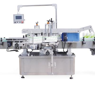 China Food Square, Round, Flat, Tapered Bottle Apply To Double Sides Automatic Labeling Machine for sale