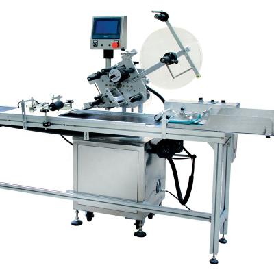 China Food card sticker labeling machine top and bottom flat surface labeling machine for sale