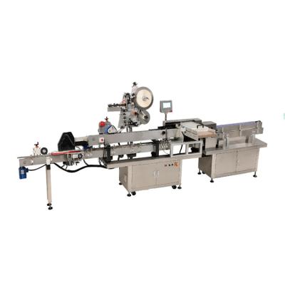 China Automatic Horizontal Fast Food Speed ​​Round Bottle Labeling Machine Apply To Penicillin Bottle Ampoule Bottle Oral Liquid for sale