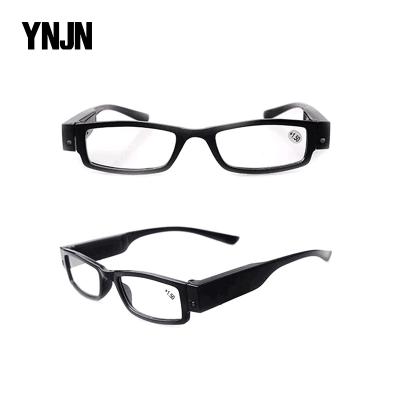 China Wholesale china YNJN high quality slim night sight custom logo led reading glasses for sale