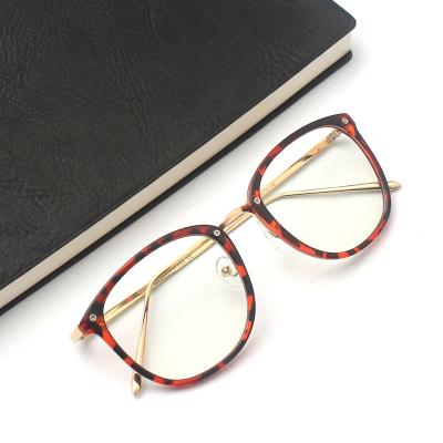 China Retro Anti Radiation Metal Eye Reading Glasses Custom Men Anti-Blue Light Round Sight Women for sale