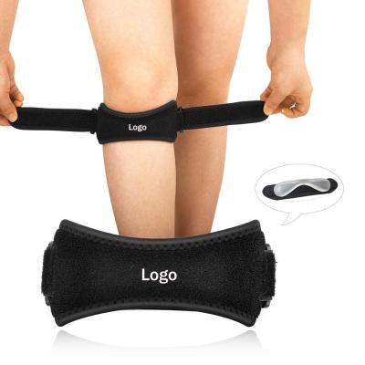 China Breathable Popular Sports GYM Knee Patella Stabilizer Knee Strap Brace Support for sale