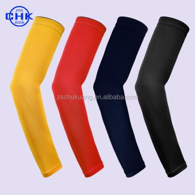 China Comfortable Anti-Bacterial Colorful Silk Softer Support Anti-Bacterial Breathable Brace Elbow Arm Brace Non-Slip Arm Sleeve for sale