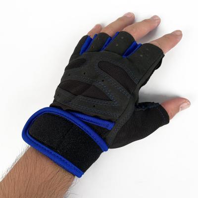 China OEM Unisex Gym Workout Weightlifting Gloves with Wrist Wrap Support Protection, Breathable and Non-slip, Full Palm for sale