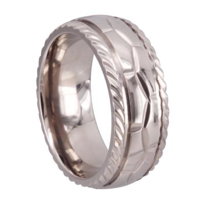 China Chengjewelers.Co. punk,Ltd.10mm stainless steel men rings with high quality for sale