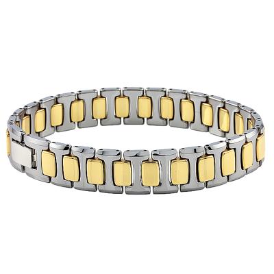 China New Designs TUNGSTEN Men's Gold Tungsten Bracelet for sale