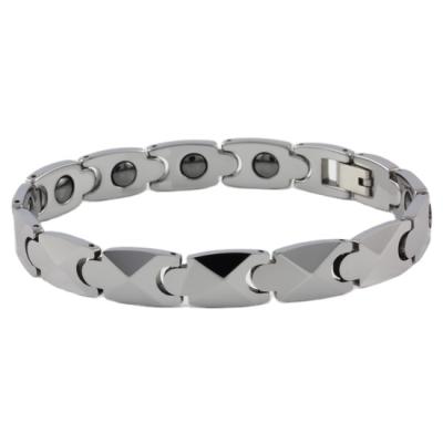 China Hot Selling Vintage Energy Special Jewelry Health Care Magnetic Tungsten Bracelet for sale