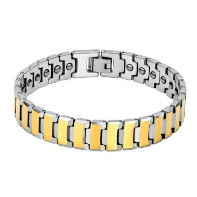 China Shenzhen Chengjewelers.Co.wholesales romantic tungsten gold wedding bracelets for men for sale