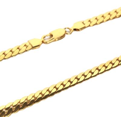 China Best Selling Hiphop Chains Gold Cuban Link Necklaces For Men for sale