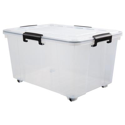 China Hot Selling Plastic Storage Box Dustproof And Moistureproof Good Quality Classified Storage Clothes Storage Box for sale