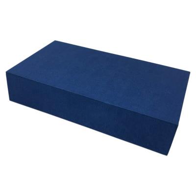 China Luxury Packaging Square Special Blue Paper Rigid Packaging Gift Boxes For Products for sale