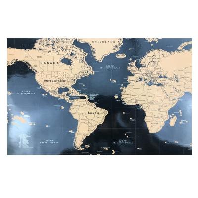 China Travel Scratch Paper Poster Paper Scratch Off Card Custom Scratch Off Card Paper Map Scratch Off Poster for sale