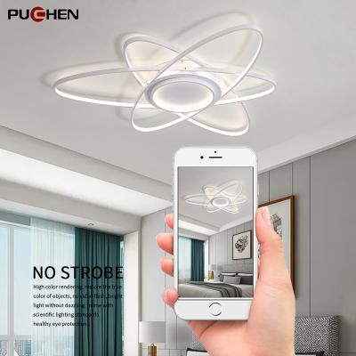 China Modern Industrial Puchen LED Ceiling Lights APP Control 70W Stepless Dimming Ceiling Lamp for Indoor Living Room Bedroom Study Room for sale