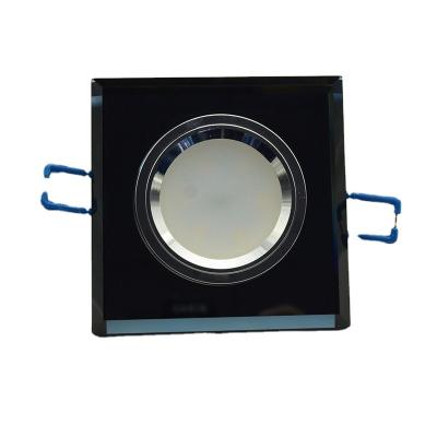 China Crystal Square Mounted Downlight High Quality Spot Light Commercial Lighting Commercial Recessed Downlight for sale