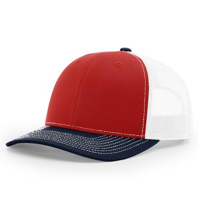 China Richardson Custom Logo Classic Mesh JOINT Factory Plain 112 Trucker Adjustable Hat With Mesh Back for sale