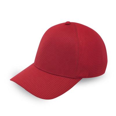 China COMMON Custom Logo Red Mesh Fabric Elastic Headband High Quality Seamless Hat for sale