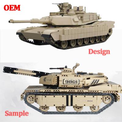 China Cheap OEM ODM 1276pcs life size rc building brick building toy radio tank management block toys with good supply for sale