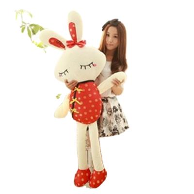 China Custom Realistic Gifts Or Promotion Wedding Gifts Plush Toys And Soft Stuffed Rabbit Toys With Dress for sale