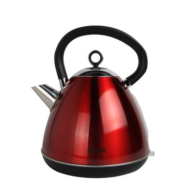 China Color Rotation Low Automatic Kettle Stainless Steel 360 Degree Interrupt Kettle Electric Heating Portable Kettle for sale