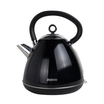 China 360 Degree Hotel Appliances 1.7L Electric Boiling Kettle Electric Ceramic Kettle Tray Wholesale Low Set Rotation Electric Boiling Kettle for sale