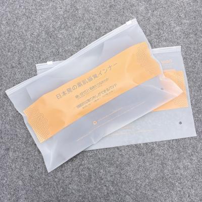 China Custom Printed Logo Ziplock Packing Bag Moisture Proof With Window And Zipper Bag for sale