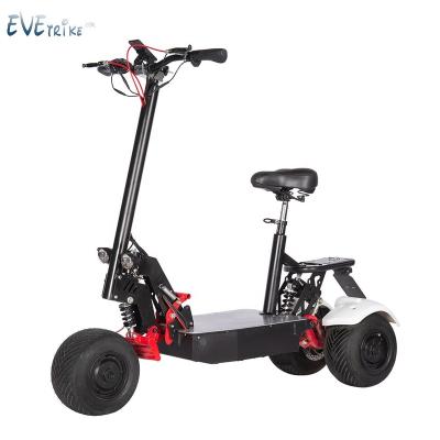 China 60V 1500W 1000W Big Power Beach Sand Scooter 3wheel Folding Strong Scooter 21 Factory Direct New Exclusive Design - 30Ah for sale