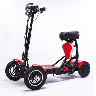 China Wholesale Transformer 4 Wheel Perfect Folding Travel Mobility Scooter Adult Portable Foldable Electric Scooter New Mini 10 - 20Ah for sale