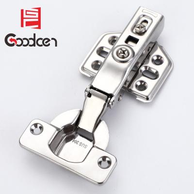 China Modern 40mm Cup 2.0mm Thickness Stainless Steel Cabinet Hidden Solf Closing Hinge for sale