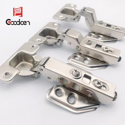 China Modern Kitchen Furniture Fittings Iron Hardware 35mm Cup Clip On Cabinet Hinge for sale