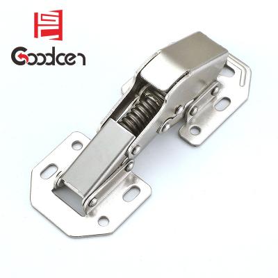 China Modern Furniture Accessories 4 Inch Cold Rolled Steel Frog Hinge Cabinet for sale