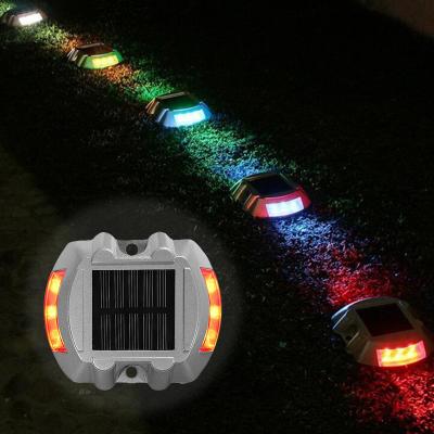 China High Brightness Aluminum Solar Road Studs For Parking Lot Road Solar Horseshoe Stud Light for sale