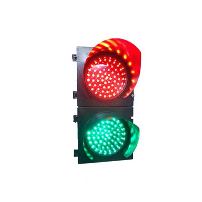 China Engineer Grade PC+Aluminum Sheet 100mm Sheet 100mm Traffic Light Red Green Led City Traffic Light for sale