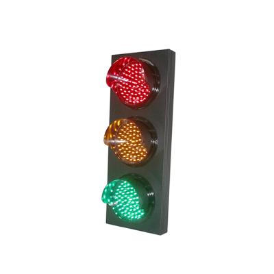 China Engineer Grade PC+Aluminum Sheet Factory Wholesale Price LED Green Red Signal Light In One Unit 200mm Road Safety Light for sale