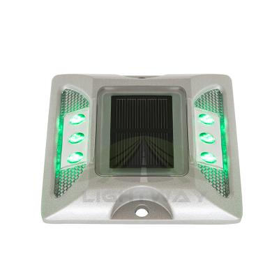 China Aluminum Alloy 10 Years Waterproof Factory IP68 Road Safety Led Solar Catepillars Road Stud for sale