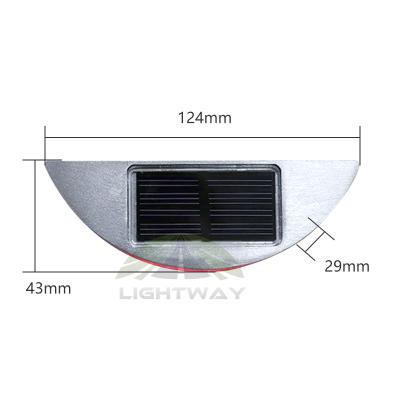 China Road Aluminum Retroreflective Studs Aluminum Alloy Retroreflective Studs Solar LED Sidewalk Markers for sale