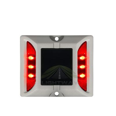 China Aluminum alloy Cat Eye Road Reflector Equipment led solar road studs with flashing lights for sale