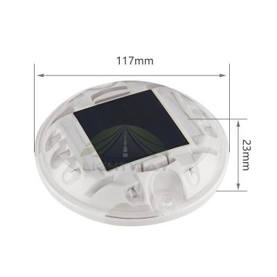 China Plastic Auto Led Decking Powered Lights Edge Panoramic Solar Dock Deck Light for sale