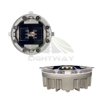 China AluminuAm (GB-ADC12)+PC (Japan Brand) 6 Led Solar Traffic Road Stud Recessed Road Stud Cat Eyes for sale