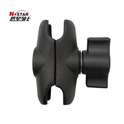 China N-STAR Motorcycle Mobile Phone Holder Aluminum Alloy Classic Accessories 6cm Double Head Joint Clamp for sale