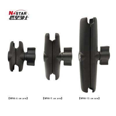 China Popular N-STAR Motorcycle Mobile Phone Holder Aluminum Alloy Accessories 6cm, 9cm, 15cm Dual Main Common Clip for sale