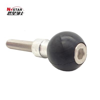 China M8 steel nstar hollow screw PVC ball motorcycle ATV phone holder fixed accessories for sale