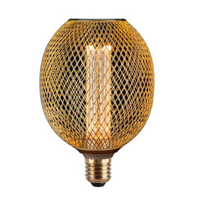 China 220V household luxury restaurant decorative dimmable cage vintage edison led bulb filament bulb light for sale