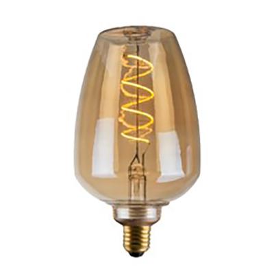 China Wholesale Warm Vintage 4W E27 LED Soft Dimmable Soft Amber Light Flexible Filament Bulb Dimmable Led Bulb for sale