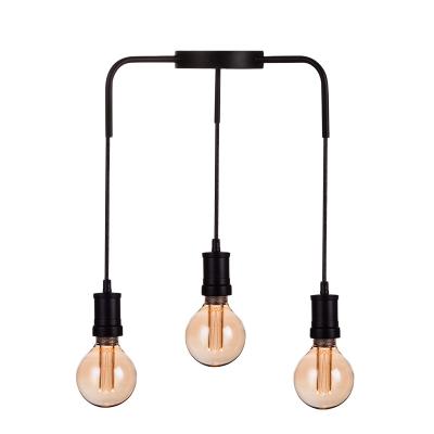 China Low MOQ Industrial Home Lighting Retro Industrial Decorative Iron Art Modern Bedroom Chandelier Chandelier for sale