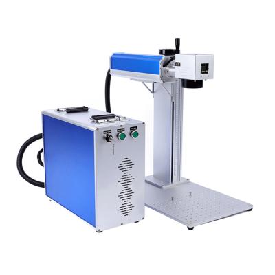 China Laser Marking Portable 20W Fiber Color Laser Marking Machine For Metal Processing for sale