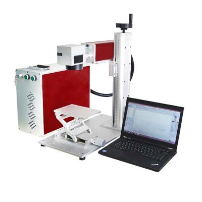 China Laser Marking 20W 30W Raycus Portable Fiber Laser Marking Machine For Metal/Plastic/Stainless Steel/Jewelry for sale