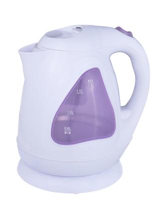 China Home Appliance Cordless Plastic Water Electric Kettle 1.7L 1.8L Good Price for sale