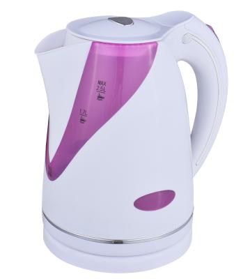 China Kitchen Appliances Water Heater Cordless Small Electric Plastic Kettle 1.7L for sale